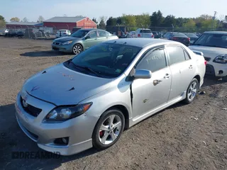 2010 Toyota Corolla with VIN 2T1BU4EE9AC419612, listed as a IAAI auction lot 42008287 with 180,500 mi miles. Bid and sale history available at carsss.com. Image 2.