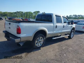 2008 Ford Super Duty F-250 SRW XL with VIN 1FTSW21R28EA64586, listed as a IAAI auction lot 42035755 with 247,707 mi miles. Bid and sale history available at carsss.com. Image 4.