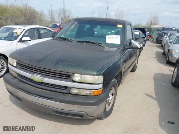 2002 Chevrolet Silverado 1500 with VIN 1GCEC14W82Z181154, listed as a IAAI auction lot 42031417 with 167,569 mi miles. Bid and sale history available at carsss.com. Image 6.