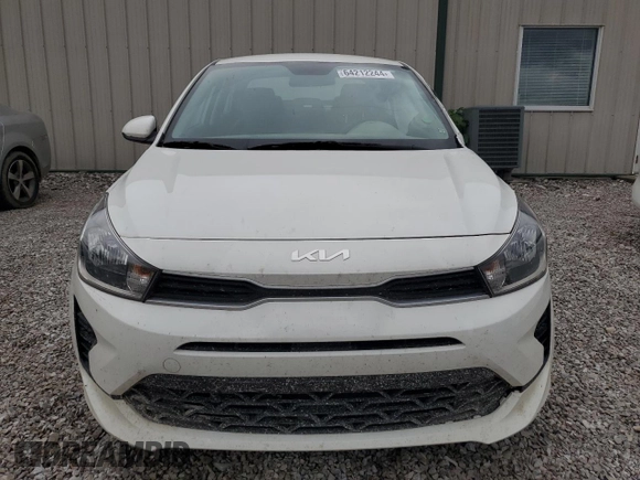 2022 Kia Rio LX with VIN 3KPA24AD7NE486506, listed as a Copart auction lot 64212244 with 52,852 mi miles and Salvage Title. Bid and sale history available at carsss.com. Image 5.