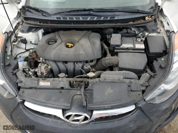 2011 Hyundai Elantra GLS PZEV with VIN 5NPDH4AE4BH008796, listed as a Copart auction lot 48907815 with 0 mi miles and Salvage Title. Bid and sale history available at carsss.com. Image 12.