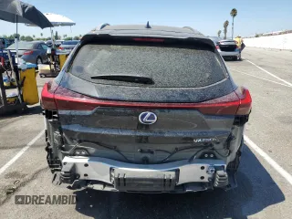 2022 Lexus UX 250h F Sport with VIN JTHE9JBH2N2056763, listed as a Copart auction lot 70052364 with 50,802 mi miles and Salvage Title. Bid and sale history available at DreamBid. Image 6.