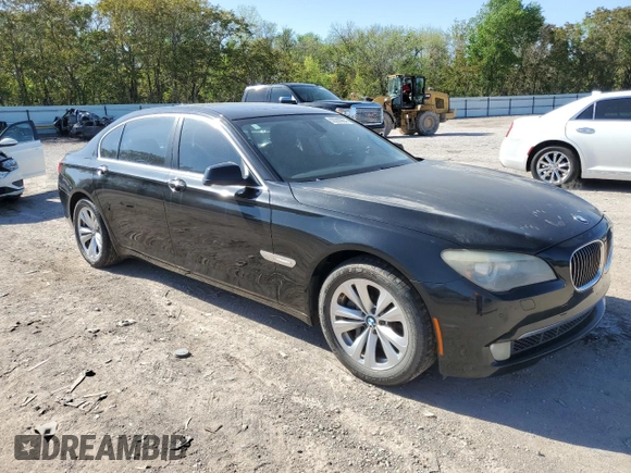 2012 BMW 7 Series 740Li with VIN WBAKB4C53CC577025, listed as a Copart auction lot 50355884 with 138,563 mi miles and Salvage Title. Bid and sale history available at carsss.com. Image 4.