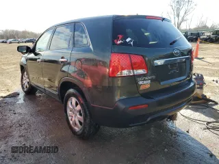 2012 Kia Sorento LX with VIN 5XYKT4A19CG271085, listed as a Copart auction lot 46863945 with 145,472 mi miles and Salvage Title. Bid and sale history available at carsss.com. Image 2.