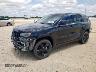 2016 Jeep Grand Cherokee Overland with VIN 1C4RJFCG8GC316271, listed as a Copart auction lot 57245065 with 125,820 mi miles and Salvage title. Bid and sale history available at DreamBid. Image 1.