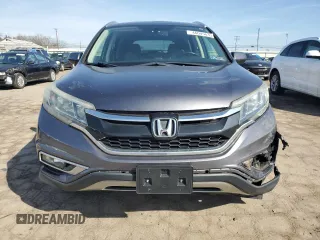 2015 Honda CR-V EX-L with VIN 2HKRM4H7XFH697788, listed as a Copart auction lot 46045635 with 106,072 mi miles and Salvage Title. Bid and sale history available at DreamBid. Image 5.
