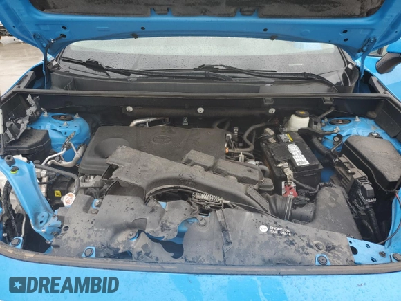 2021 Toyota RAV4 XLE with VIN 2T3P1RFV2MC142047, listed as a Copart auction lot 59095105 with 90,624 mi miles and Salvage title. Bid and sale history available at DreamBid. Image 12.