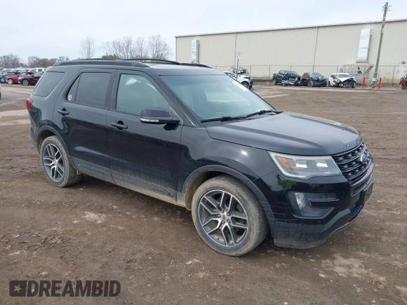2016 Ford Explorer Sport with VIN 1FM5K8GTXGGB31903, listed as a IAAI auction lot 41830121 with 142,440 mi miles and . Bid and sale history available at carsss.com. Image 1.