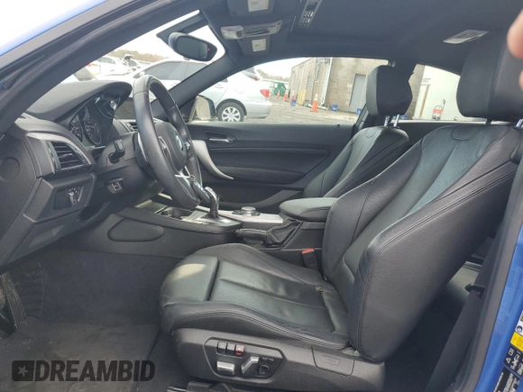 2017 BMW 2 Series M240i xDrive with VIN WBA2G3C52HV640901, listed as a Copart auction lot 85121474 with 37,965 mi miles and Salvage Title. Bid and sale history available at carsss.com. Image 7.