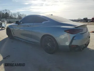 2017 Infiniti Q60 Premium with VIN JN1CV7EL2HM320597, listed as a Copart auction lot 46735795 with 66,465 mi miles and Salvage title. Bid and sale history available at DreamBid. Image 2.