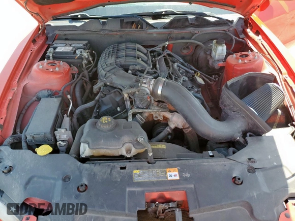 2011 Ford Mustang V6 with VIN 1ZVBP8AM4B5165105, listed as a Copart auction lot 52209855 with 202,568 mi miles and Salvage Title. Bid and sale history available at carsss.com. Image 11.