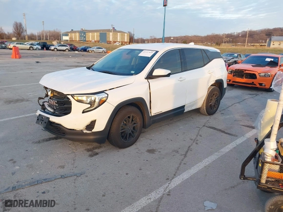 2019 GMC Terrain SLE with VIN 3GKALMEV5KL183686, listed as a IAAI auction lot 41157939 with 130,238 mi miles. Bid and sale history available at carsss.com. Image 18.