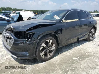 2022 Audi e-tron Premium Plus with VIN WA1LAAGE0NB028405, listed as a Copart auction lot 56482773 with 16,036 mi miles. Bid and sale history available at carsss.com. Image 1.
