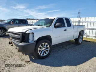 2012 Chevrolet Silverado 1500 Work Truck with VIN 1GCRKPEA0CZ128363, listed as a Copart auction lot 46669325 with 130,715 mi miles and Salvage Title. Bid and sale history available at DreamBid. Image 1.