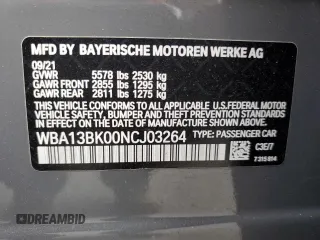 2022 BMW 5 Series M550i xDrive z VIN WBA13BK00NCJ03264, wystawiony jako Copart lot #68976084 z przebiegiem 39 515 mil mil oraz Szkoda całkowita • Salvage title. Historia ofert i sprzedaży dostępna na DreamBid. Obrazek 14.