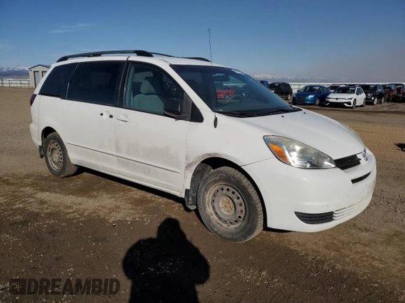 2005 Toyota Sienna CE with VIN 5TDZA23C85S250712, listed as a Copart auction lot 47466735 with 230,402 mi miles and Clean Title. Bid and sale history available at carsss.com. Image 4.