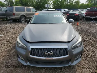 2015 Infiniti Q50 Premium with VIN JN1BV7ARXFM421115, listed as a Copart auction lot 60875545 with 84,549 mi miles and Salvage title. Bid and sale history available at DreamBid. Image 5.