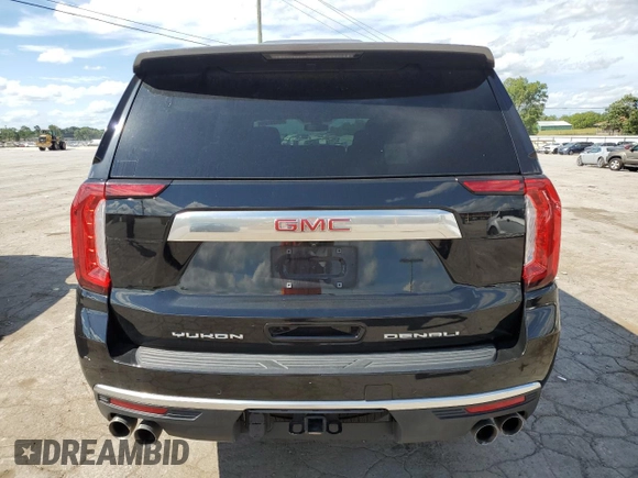 2022 GMC Yukon XL Denali with VIN 1GKS2JKLXNR233911, listed as a Copart auction lot 62134164 with 56,308 mi miles and Clean Title. Bid and sale history available at carsss.com. Image 6.