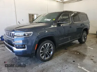 2024 Jeep Grand Wagoneer Series III with VIN 1C4SJVGP1RS173369, listed as a Copart auction lot 50347715 with 16 mi miles and Salvage title. Bid and sale history available at DreamBid. Image 1.