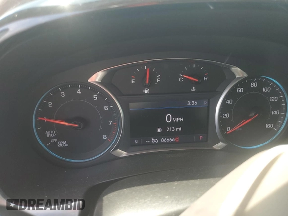 2020 Chevrolet Traverse LT Cloth with VIN 1GNERGKW5LJ241967, listed as a Copart auction lot 61147445 with 86,666 mi miles and Non repairable. Bid and sale history available at DreamBid. Image 9.