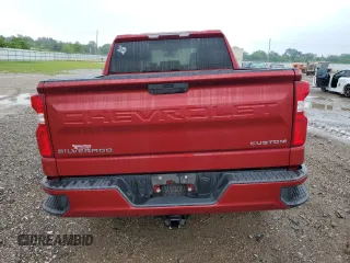 2020 Chevrolet Silverado 1500 Custom with VIN 3GCPWBEH6LG115807, listed as a Copart auction lot 54143865 with 107,807 mi miles and Salvage Title. Bid and sale history available at DreamBid. Image 6.