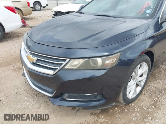 2014 Chevrolet Impala LT with VIN 2G1115SLXE9222573, listed as a IAAI auction lot 42119082 with 147,011 mi miles and . Bid and sale history available at DreamBid. Image 6.