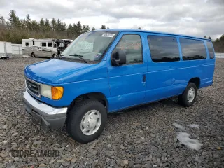 2006 Ford Econoline Passenger XL with VIN 1FBSS31L16DB36771, listed as a Copart auction lot 46535165 with 222,699 mi miles and Salvage Title. Bid and sale history available at carsss.com. Image 1.
