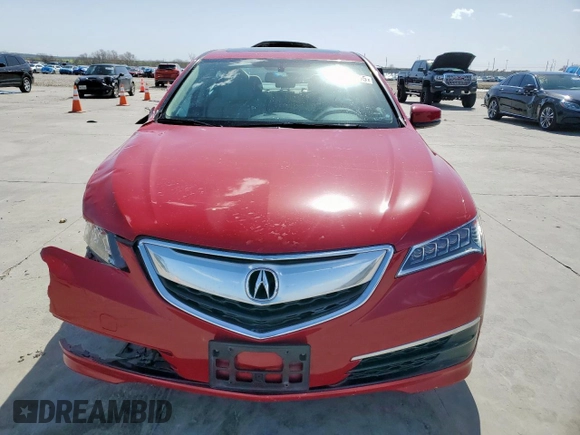 2017 Acura TLX with VIN 19UUB1F30HA000168, listed as a Copart auction lot 47591755 with 112,333 mi miles and Salvage title. Bid and sale history available at DreamBid. Image 5.