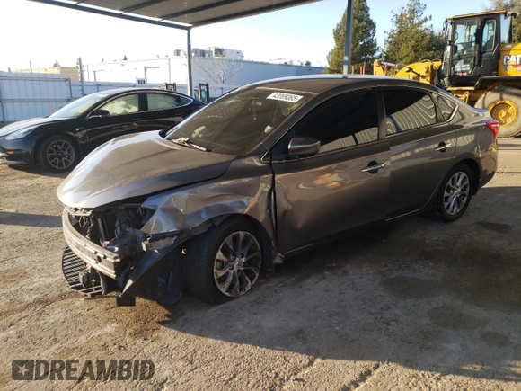 2019 Nissan Sentra SR with VIN 3N1AB7AP2KY389397, listed as a Copart auction lot 48506685 with 78,209 mi miles and Salvage Title. Bid and sale history available at carsss.com. Image 1.