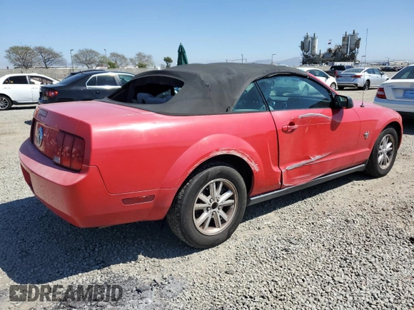 2009 Ford Mustang with VIN 1ZVHT84N895112458, listed as a Copart auction lot 52880595 with 166,456 mi miles and Salvage title. Bid and sale history available at DreamBid. Image 3.