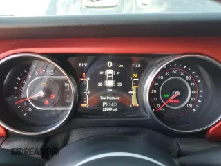 2020 Jeep Gladiator Rubicon z VIN 1C6JJTBG8LL154950, wystawiony jako Copart lot #53676205 z przebiegiem 22 999 mil mil oraz Szkoda całkowita • Salvage title. Historia ofert i sprzedaży dostępna na DreamBid. Obrazek 9.