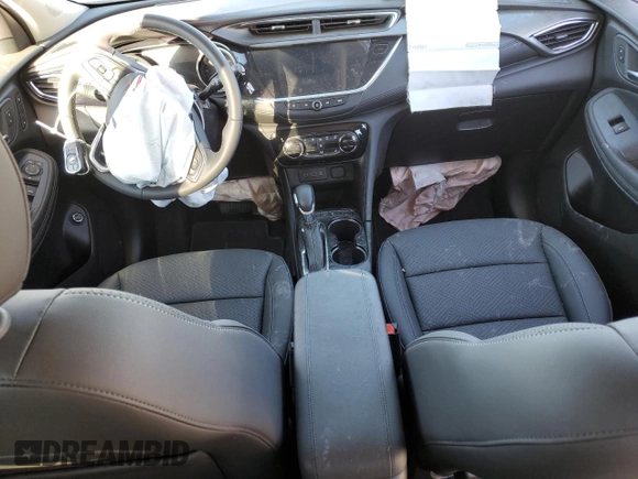 2023 Buick Encore GX Essence with VIN KL4MMFSL1PB112685, listed as a Copart auction lot 48693995 with 18,303 mi miles and Salvage title. Bid and sale history available at DreamBid. Image 8.