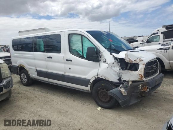 2015 Ford Transit XL with VIN 1FBZX2ZM5FKA58949, listed as a Copart auction lot 53316725 with 141,226 mi miles and Salvage title. Bid and sale history available at DreamBid. Image 4.