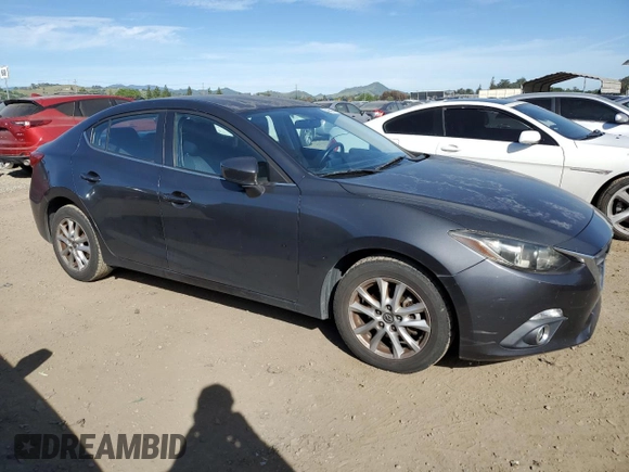 2014 Mazda 3 i Touring with VIN JM1BM1V74E1110673, listed as a Copart auction lot 52985505 with 86,032 mi miles and Salvage Title. Bid and sale history available at DreamBid. Image 4.