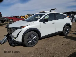 2024 Nissan ARIYA Engage with VIN JN1CF0BB4RM736409, listed as a Copart auction lot 44802285 with 4,406 mi miles and Salvage Title. Bid and sale history available at DreamBid. Image 1.