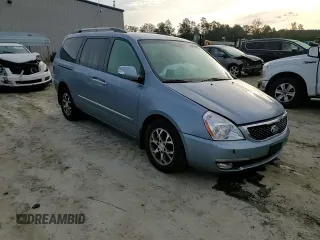2014 Kia Sedona EX with VIN KNDMH4C72E6555952, listed as a Copart auction lot 73847454 with 136,533 mi miles and Salvage Title. Bid and sale history available at carsss.com. Image 12.