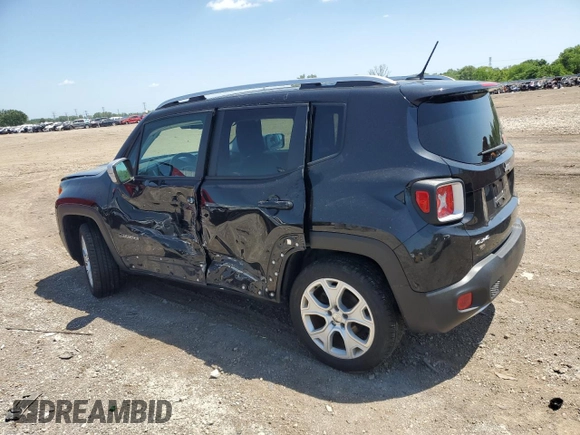 2015 Jeep Renegade Limited with VIN ZACCJBDT1FPB85947, listed as a Copart auction lot 62171715 with 108,749 mi miles and Salvage title. Bid and sale history available at DreamBid. Image 2.