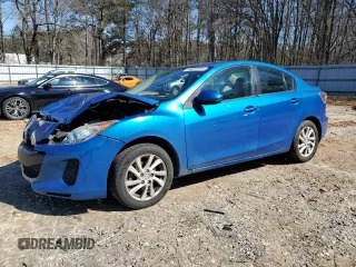 2012 Mazda 3 i Touring with VIN JM1BL1V72C1594486, listed as a Copart auction lot 48038595 with 203,033 mi miles and Salvage Title. Bid and sale history available at carsss.com. Image 1.