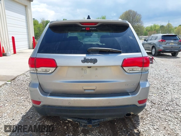 2017 Jeep Grand Cherokee Limited with VIN 1C4RJEBG4HC765329, listed as a IAAI auction lot 42008297 with 194,607 mi miles and . Bid and sale history available at DreamBid. Image 16.