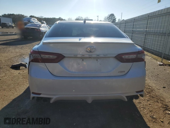 2019 Toyota Camry XSE with VIN 4T1B61HK6KU822666, listed as a Copart auction lot 43604715 with 0 mi miles and Salvage Title. Bid and sale history available at carsss.com. Image 6.