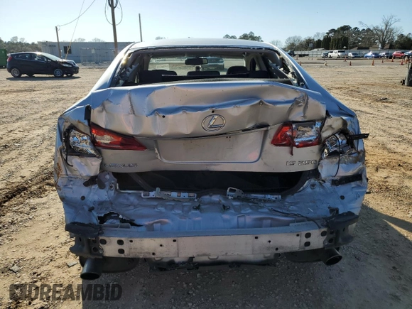 2006 Lexus IS 250 Manual with VIN JTHBK262462001705, listed as a Copart auction lot 48607615 with 151,792 mi miles and Salvage Title. Bid and sale history available at carsss.com. Image 6.
