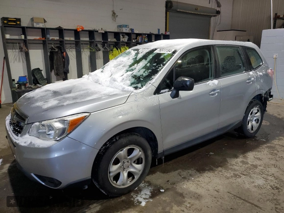 2015 Subaru Forester 2.5i with VIN JF2SJAACXFH577005, listed as a Copart auction lot 76511154 with 126,375 mi miles and Clean Title. Bid and sale history available at carsss.com. Image 1.