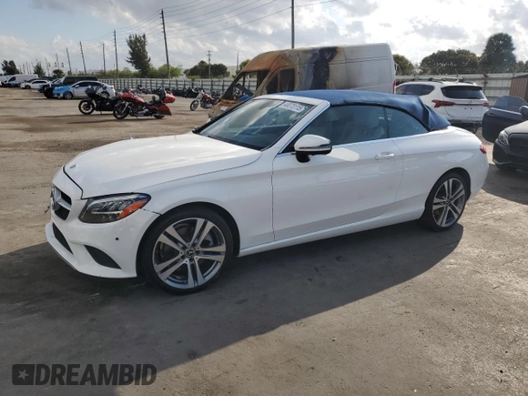 2019 Mercedes-Benz C 300 with VIN WDDWK8DB4KF792402, listed as a Copart auction lot 48070115 with 45,648 mi miles and Non Repairable. Bid and sale history available at carsss.com. Image 1.