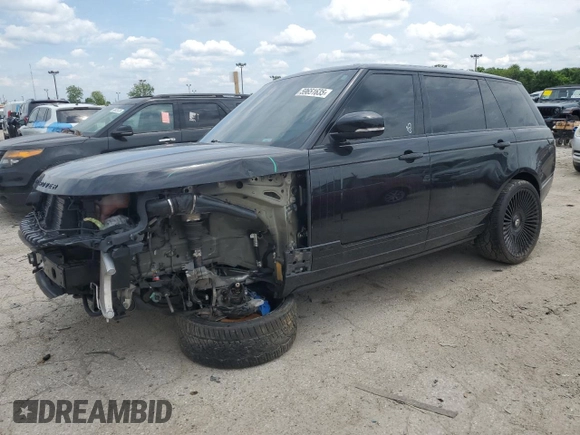 2020 Land Rover Range Rover Autobiography with VIN SALGV5SE7LA585947, listed as a Copart auction lot 59651635 with 34,451 mi miles and Salvage title. Bid and sale history available at DreamBid. Image 1.