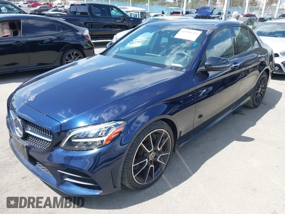 2020 Mercedes-Benz C 300 with VIN WDDWF8DB6LR527033, listed as a IAAI auction lot 41958754 with 43,406 mi miles and . Bid and sale history available at carsss.com. Image 17.