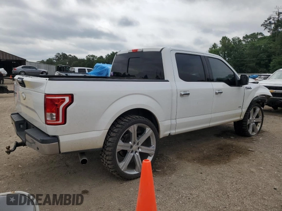 2015 Ford F-150 XL with VIN 1FTEW1CGXFFC46692, listed as a Copart auction lot 55755885 with 132,151 mi miles and Salvage title. Bid and sale history available at DreamBid. Image 3.