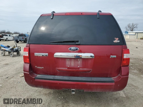 2014 Ford Expedition Max Limited with VIN 1FMJK1K53EEF18445, listed as a Copart auction lot 45211635 with 223,355 mi miles and Salvage title. Bid and sale history available at DreamBid. Image 6.