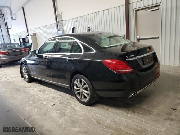 2015 Mercedes-Benz C-Class C 300 Luxury with VIN 55SWF4KB5FU012247, listed as a Copart auction lot 43686545 with 87,876 mi miles and Salvage Title. Bid and sale history available at carsss.com. Image 2.