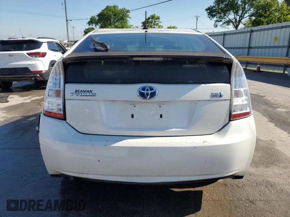 2011 Toyota Prius I with VIN JTDKN3DU8B5322349, listed as a Copart auction lot 55743265 with 158,562 mi miles and Salvage Title. Bid and sale history available at DreamBid. Image 6.