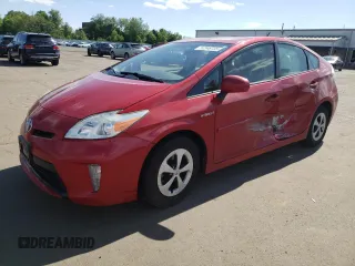 2014 Toyota Prius Four z VIN JTDKN3DU5E0363507, wystawiony jako Copart lot #57348735 z przebiegiem 98 573 mil mil oraz Szkoda całkowita • Salvage title. Historia ofert i sprzedaży dostępna na DreamBid. Obrazek 1.